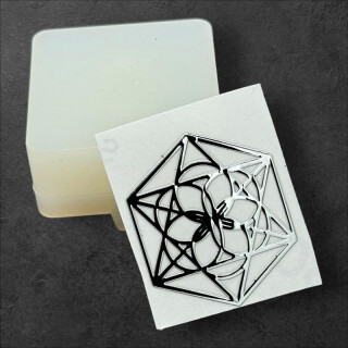Metallsticker mystische Symbole silber - Design 2 - Seed of Life