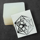 Metallsticker mystische Symbole silber - Design 2 - Seed...