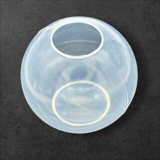 transparent silicone mold sphere 6cm
