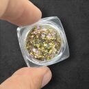 mixed holographic glitter in 12 different colors