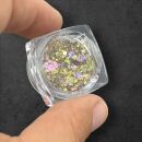 mixed holographic glitter in 12 different colors