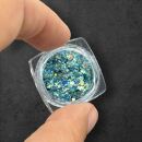 mixed holographic glitter in 12 different colors