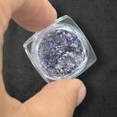 mixed holographic glitter in 12 different colors