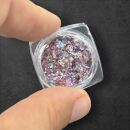 mixed holographic glitter in 12 different colors