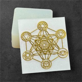 Metallsticker Metatron detailliert gold - medium