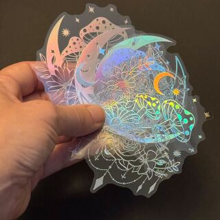 Holosticker Mond