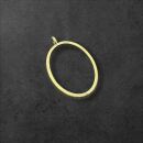 bezel thick oval antique bronze
