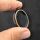 bezel thick oval antique copper