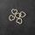 5 metal frames heart 10x10mm antique copper
