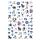 Stickerbogen Sternzeichen bunt