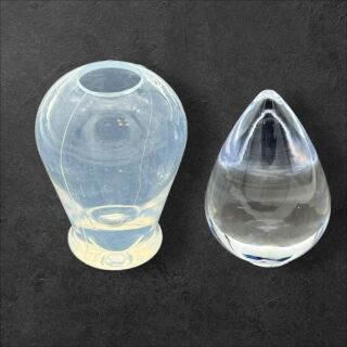 transparente Silikonform Tropfen 3D L