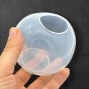 transparente Silikonform Kugel 8cm