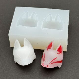 silicone mold fox masks