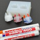 silicone mold fox masks