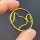 bezel cat with butterfly gold
