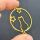 bezel sitting cat moon star gold