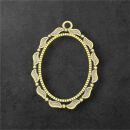 metal frame oval picture frame bronze design 2