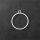 stainless steel bezel round 22mm silver