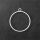 stainless steel bezel round 27mm silver