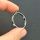 stainless steel bezel round 27mm silver