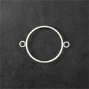 Edelstahl Verbindungslünette rund 22mm silber