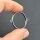 stainless steel connector bezel round 27mm silver