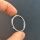 stainless steel thick bezel round 28mm silver