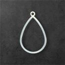 stainless steel thick bezel drop 20mm silver