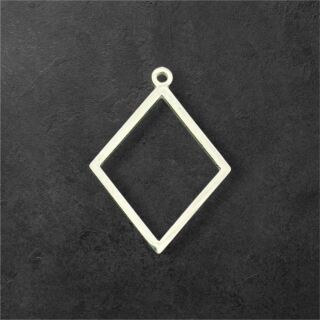 stainless steel thick bezel triangle 29mm silver