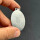 stainless steel oval pendant 27,5mm silver